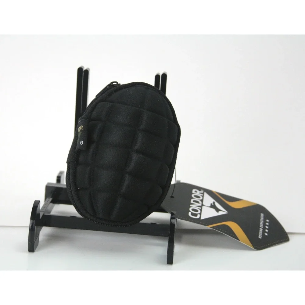 Condor Outdoor Grenade Keychain Pouch Black Tactical Coin Purse NWT 221038-002
